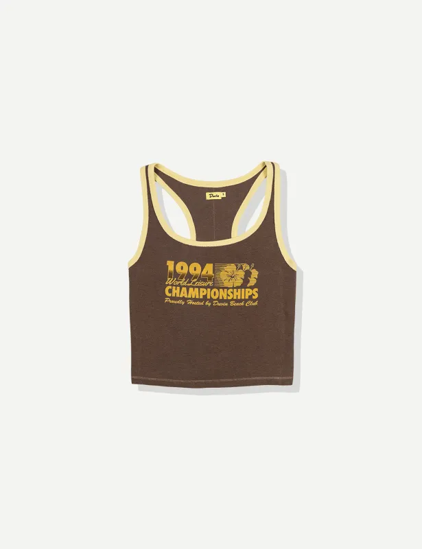 Champion Ribbed Tank sold by Duvin Design