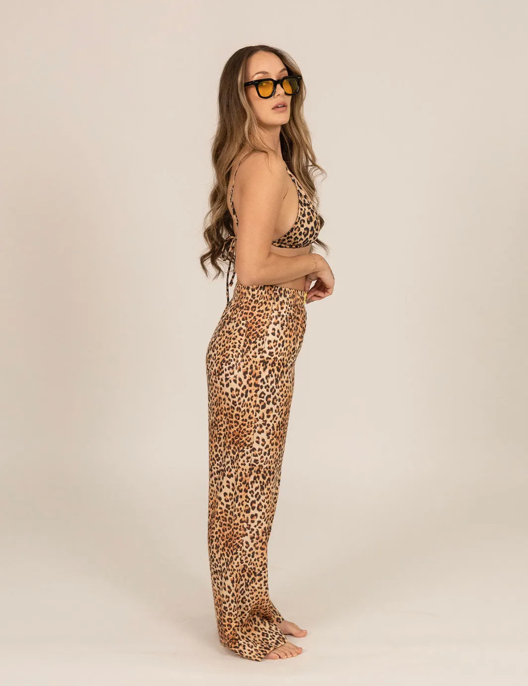 Leopard Beach Pant sold by Duvin Design product image thumbnail 4