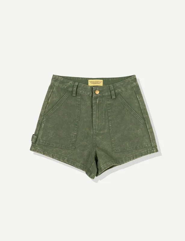 Women's Leisure Walk Short - Green sold by Duvin Design