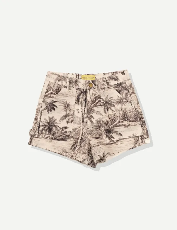Women's Tropical Camo Walk Short sold by Duvin Design