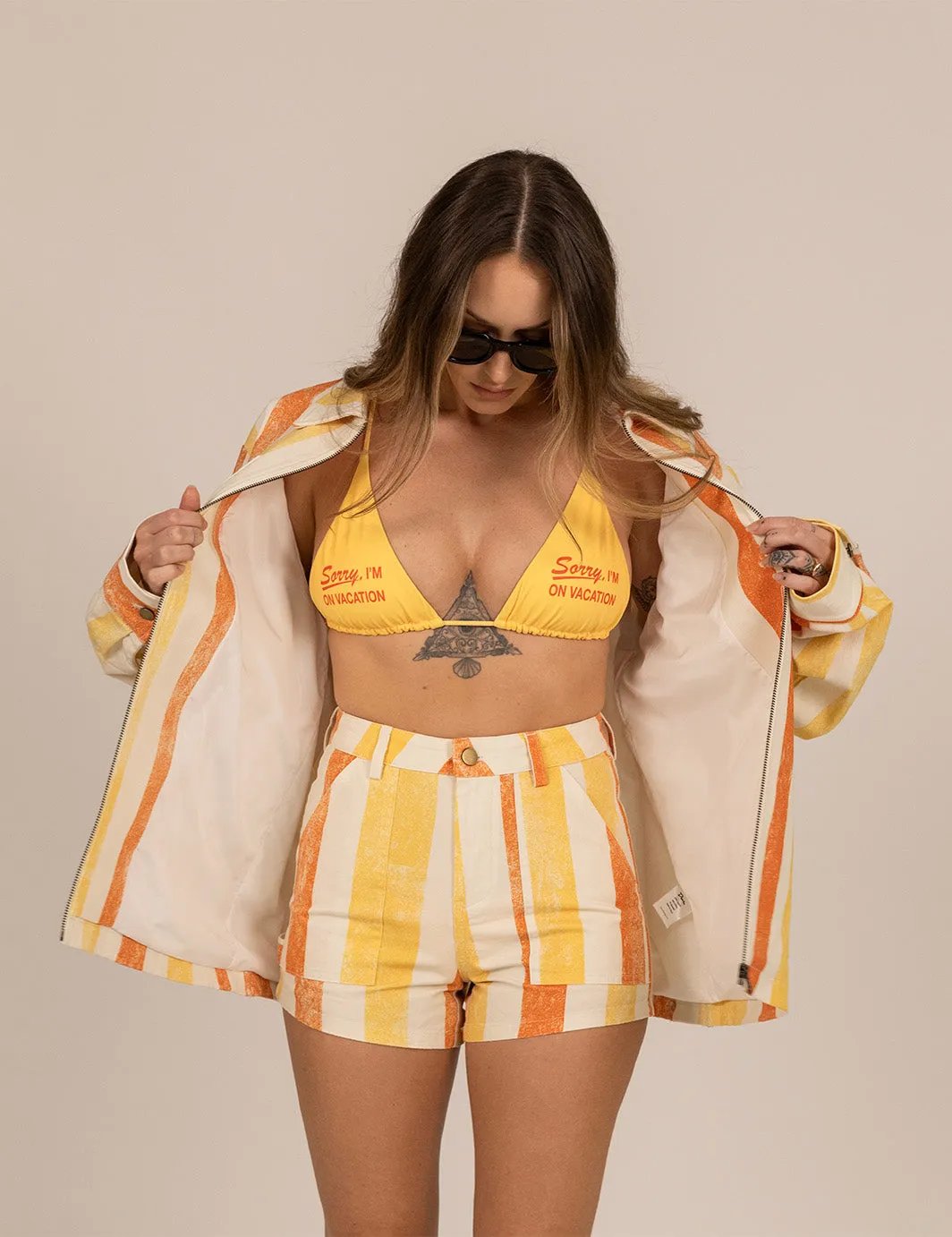 On Vacation Top - Yellow sold by Duvin Design product image thumbnail 3