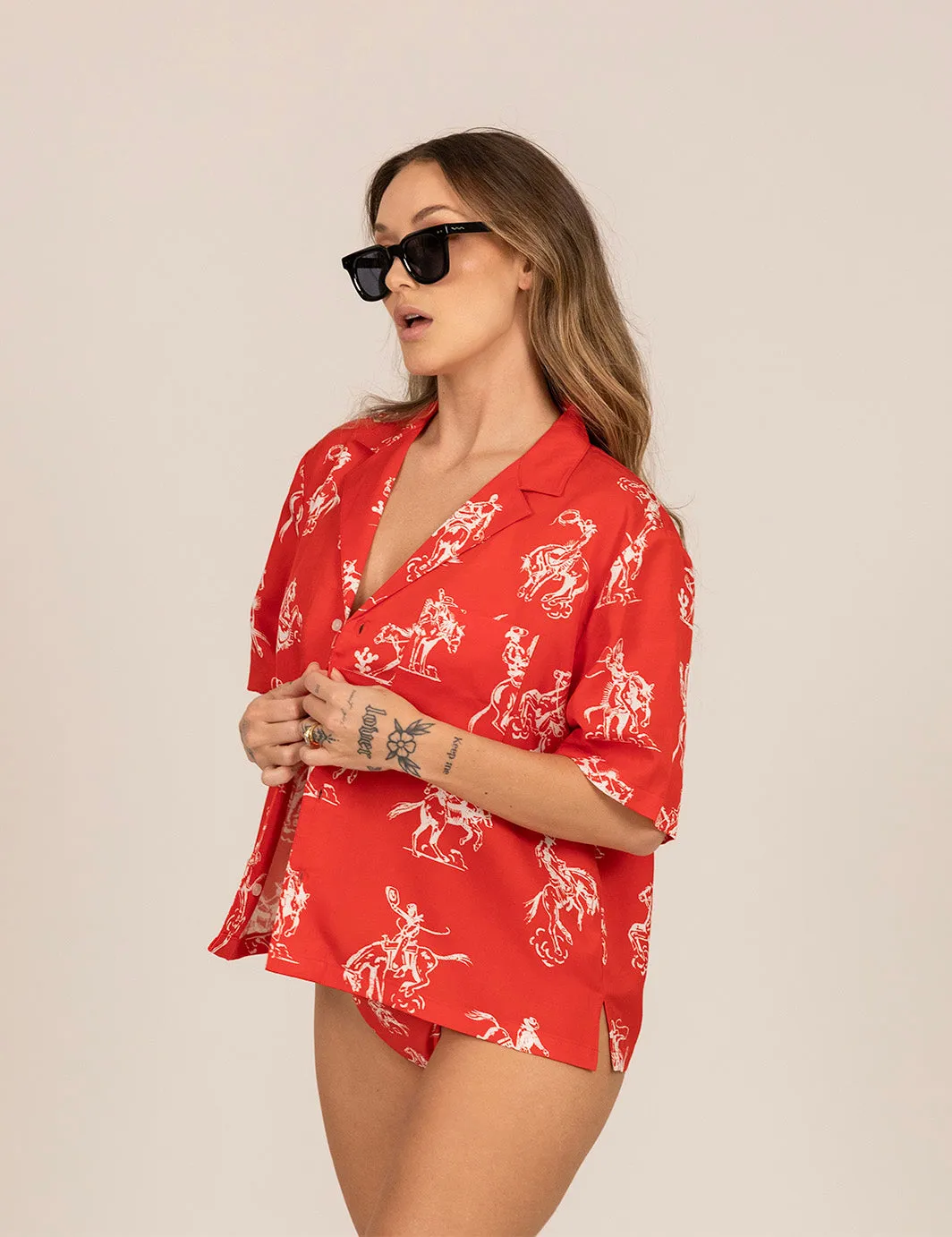 Cowboy Crop Buttonup sold by Duvin Design product image thumbnail 4