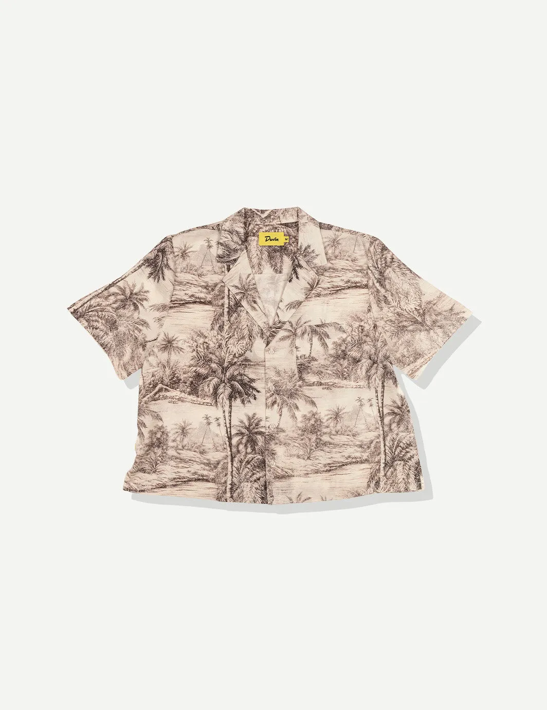Tropical Camo Crop Buttonup sold by Duvin Design