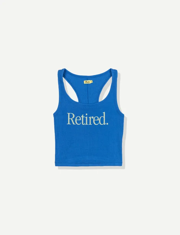 Retired Ribbed Tank - Blue sold by Duvin Design