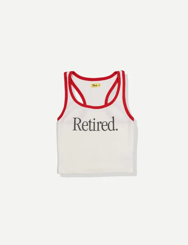Retired Ribbed Tank - White sold by Duvin Design