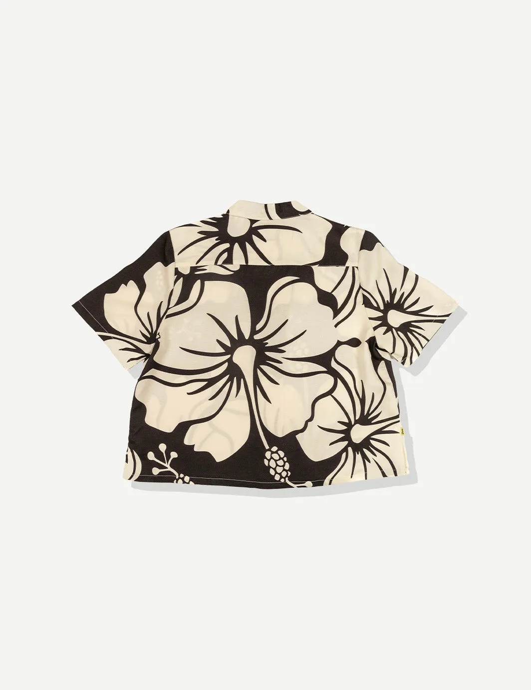 Paradise Crop Buttonup - Black sold by Duvin Design product image thumbnail 2