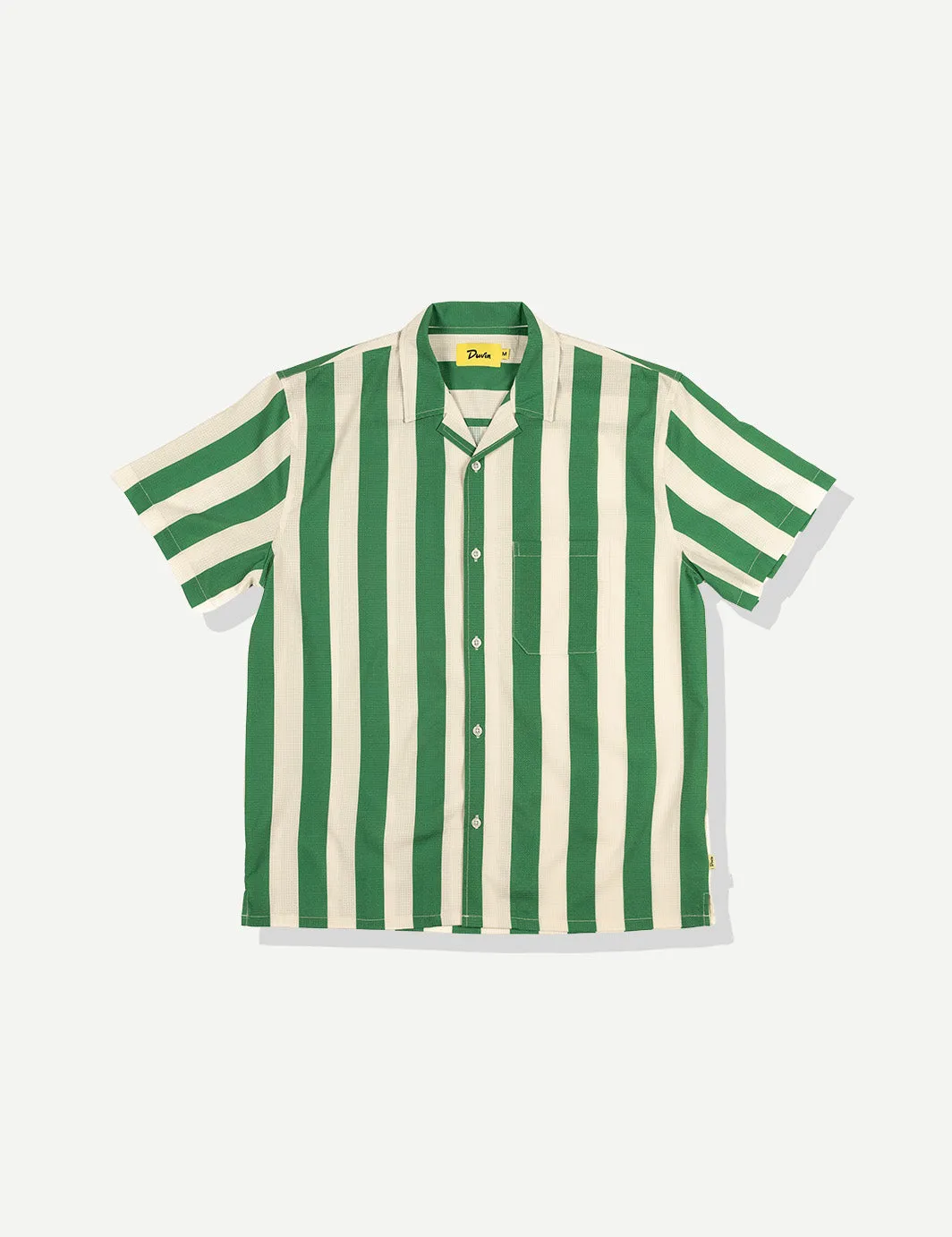 Travel Stretch Buttonup - Green sold by Duvin Design