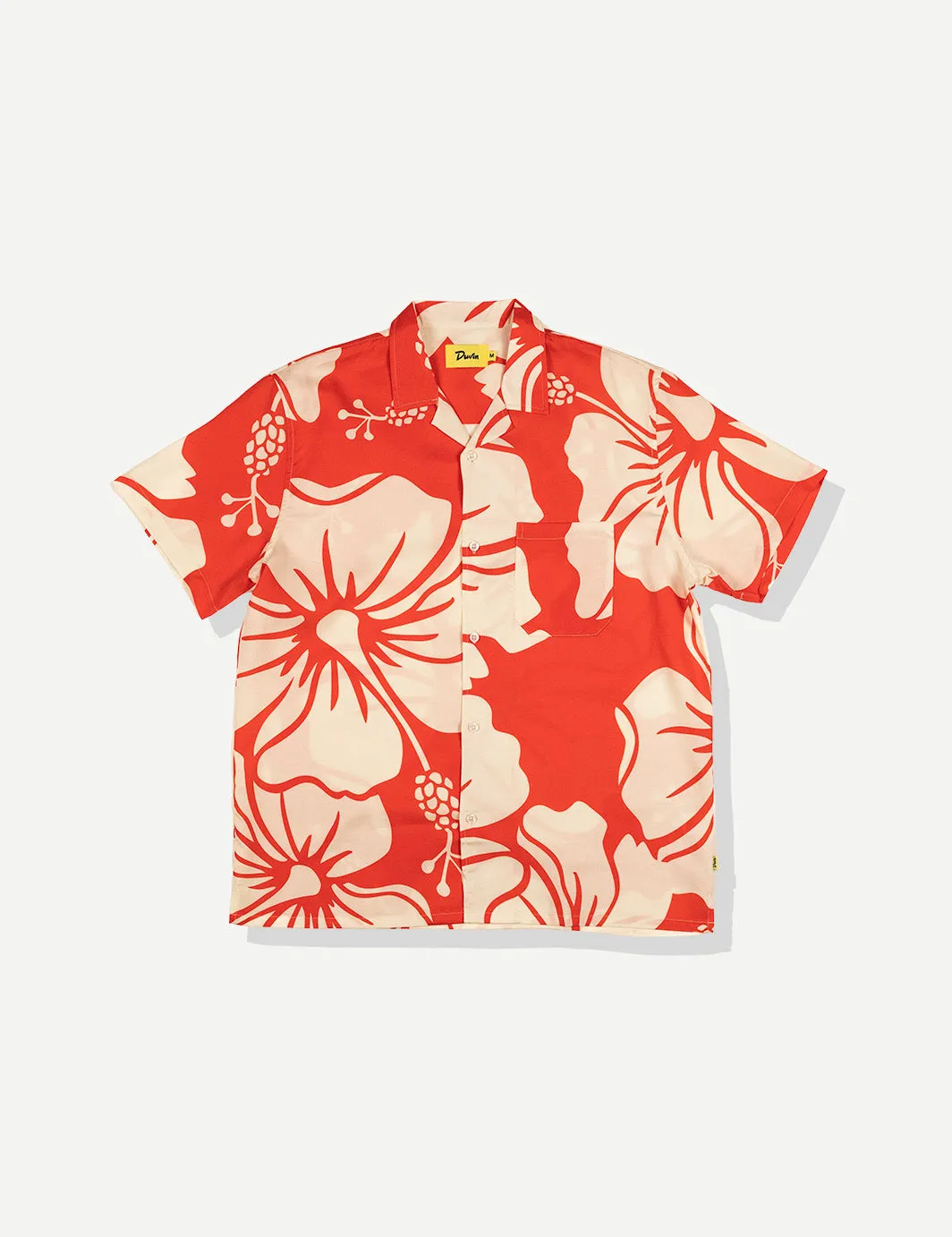 Paradise Leisure Stretch Buttonup - Red sold by Duvin Design product image thumbnail 2