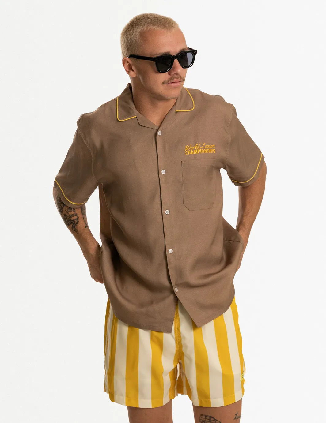94 Buttonup - Brown sold by Duvin Design product image thumbnail 3