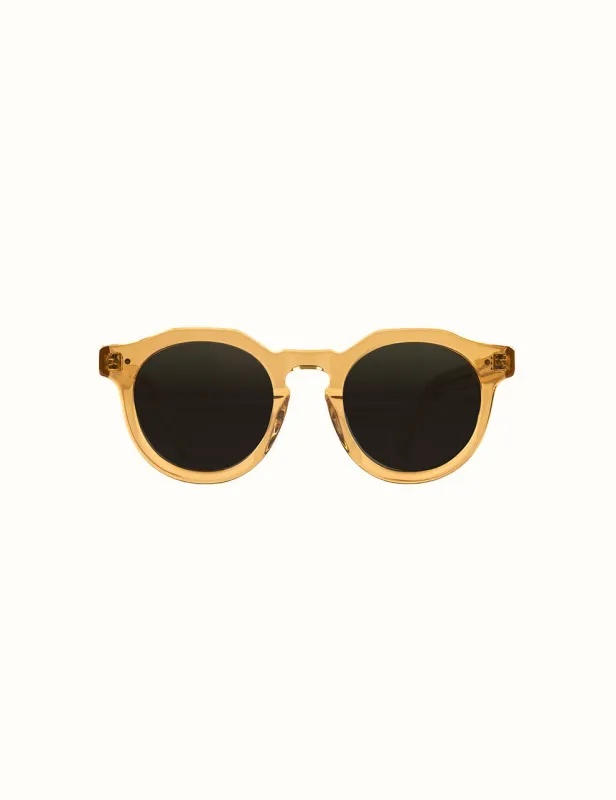 Seeker Unisex Sunglasses - Champagne / Grey made by Duvin Design