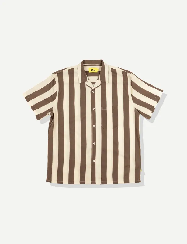 Travel Stretch Buttonup Brown sold by Duvin Design