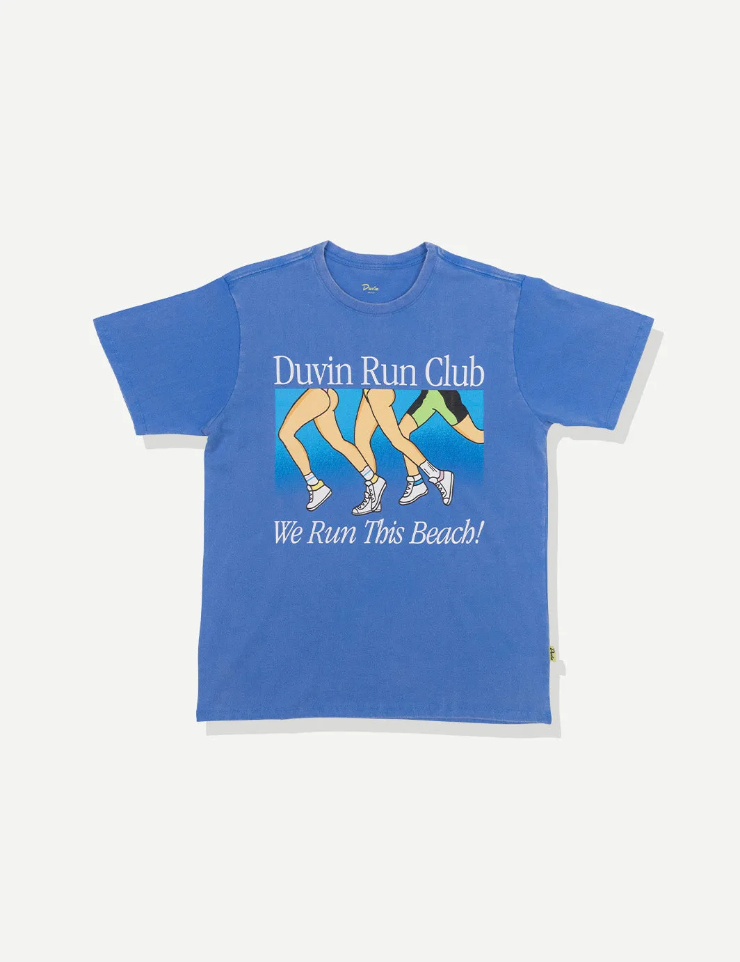 Run Club Tee - Blue sold by Duvin Design