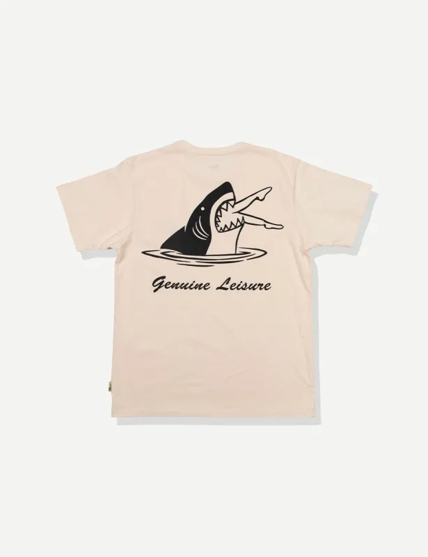 Shark Attack Leisure Tee - Antique sold by Duvin Design
