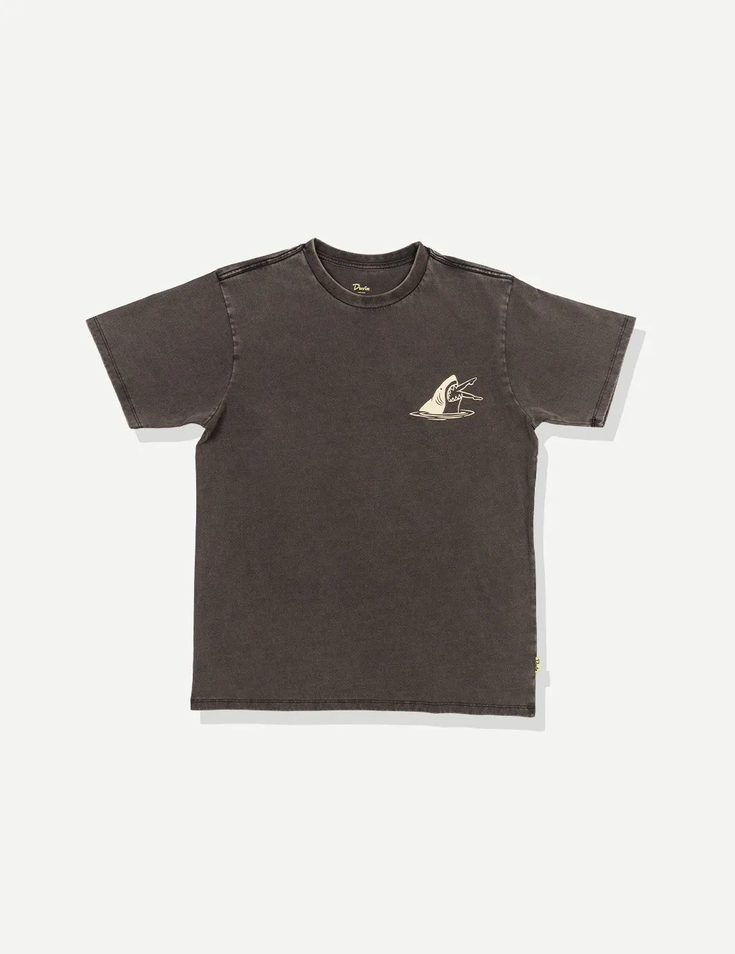 Shark Attack Leisure Tee - Black sold by Duvin Design product image thumbnail 2