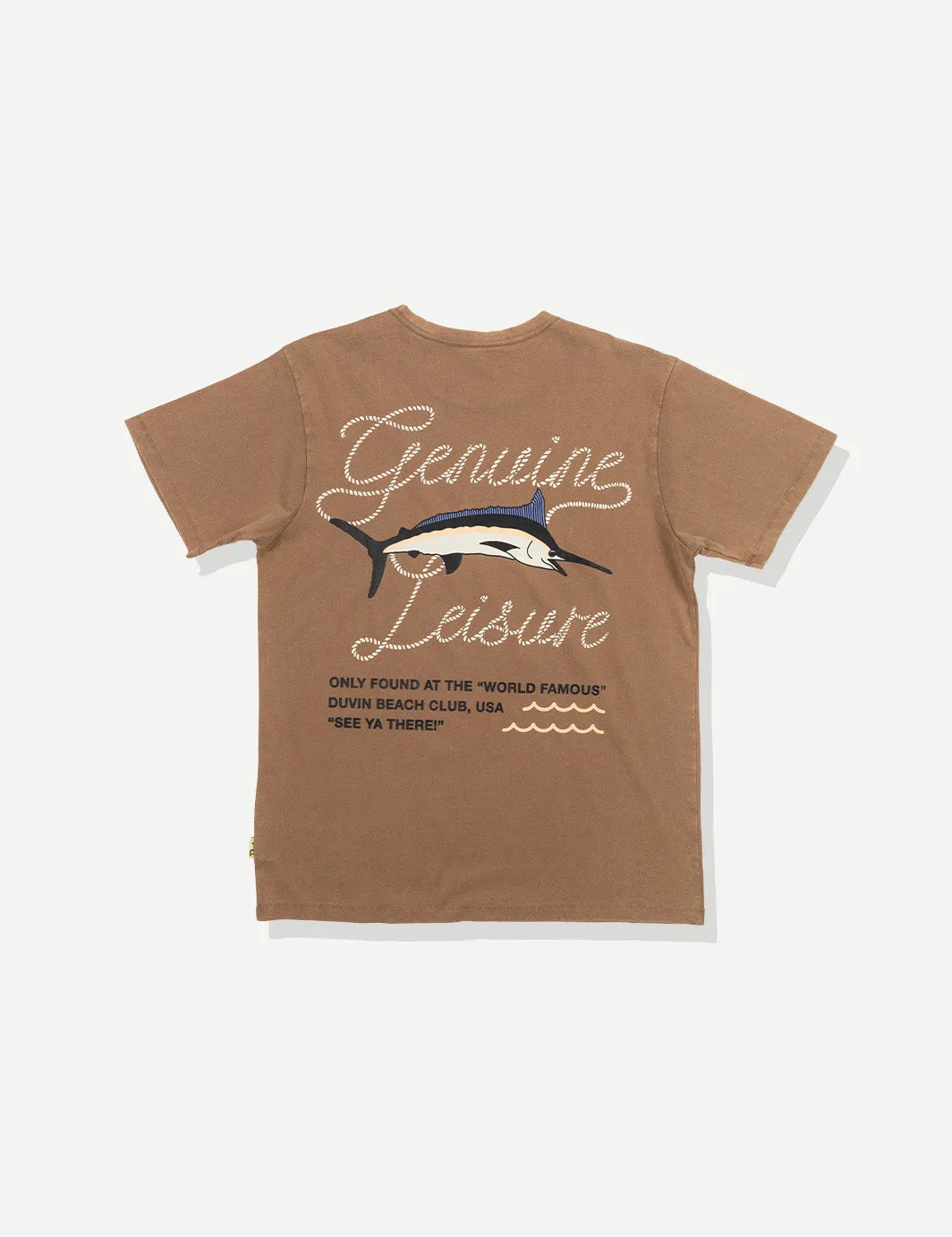 Catch Of The Day Tee - Brown sold by Duvin Design