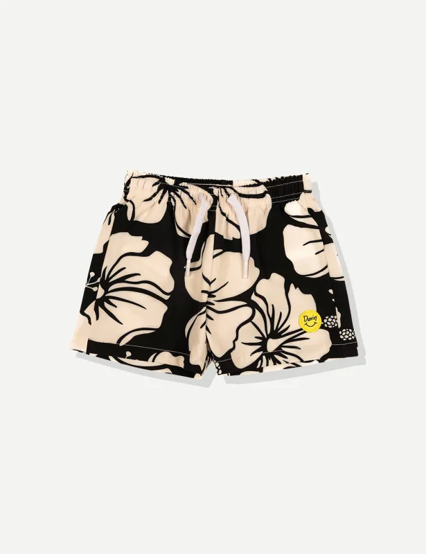 Paradise Black Swim Short - Boys sold by Duvin Design
