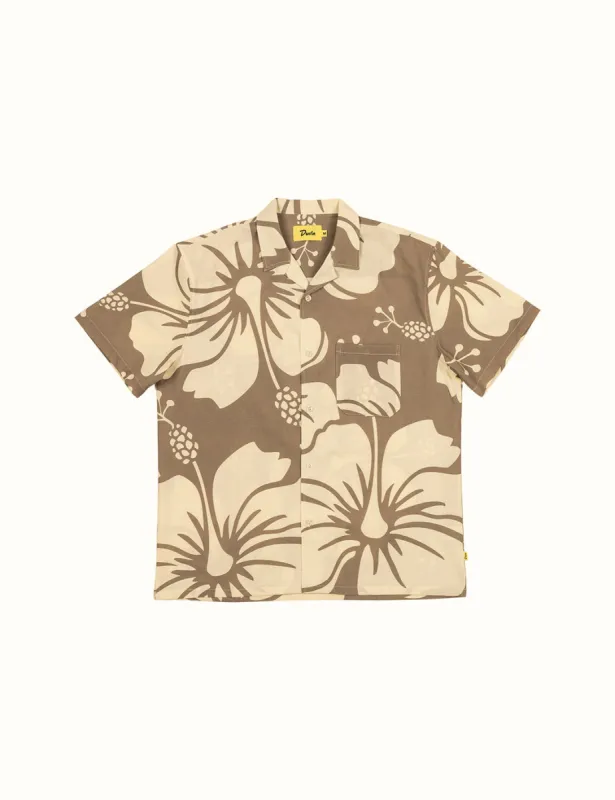 Hibiscus Leisure Stretch Buttonup sold by Duvin Design