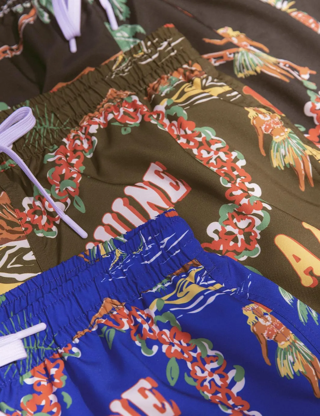 Palm Swim Short - Black sold by Duvin Design product image thumbnail 4