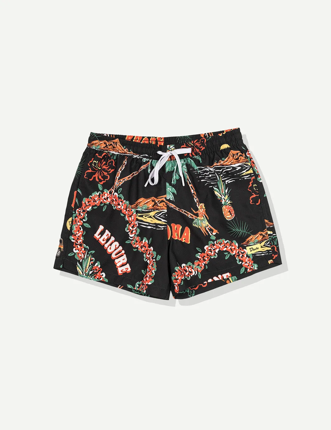 Palm Swim Short - Black sold by Duvin Design