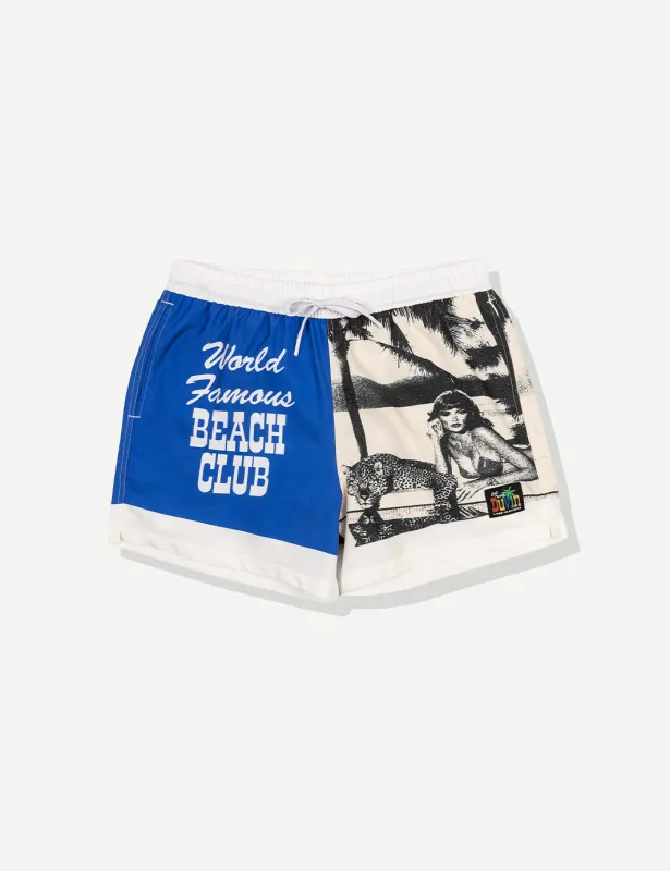 World Famous Swim Short - Blue sold by Duvin Design