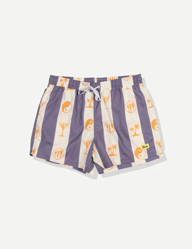 Yin Yang Swim Short - Blue sold by Duvin Design
