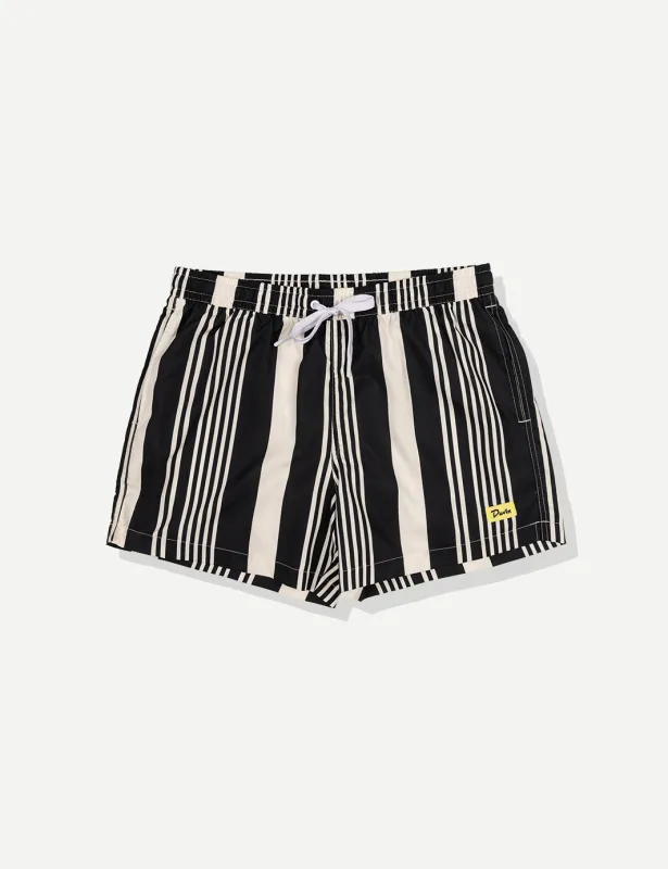 Multi Stripe Swim Short - Black sold by Duvin Design
