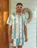 Yin Yang Buttonup - Marine sold by Duvin Design