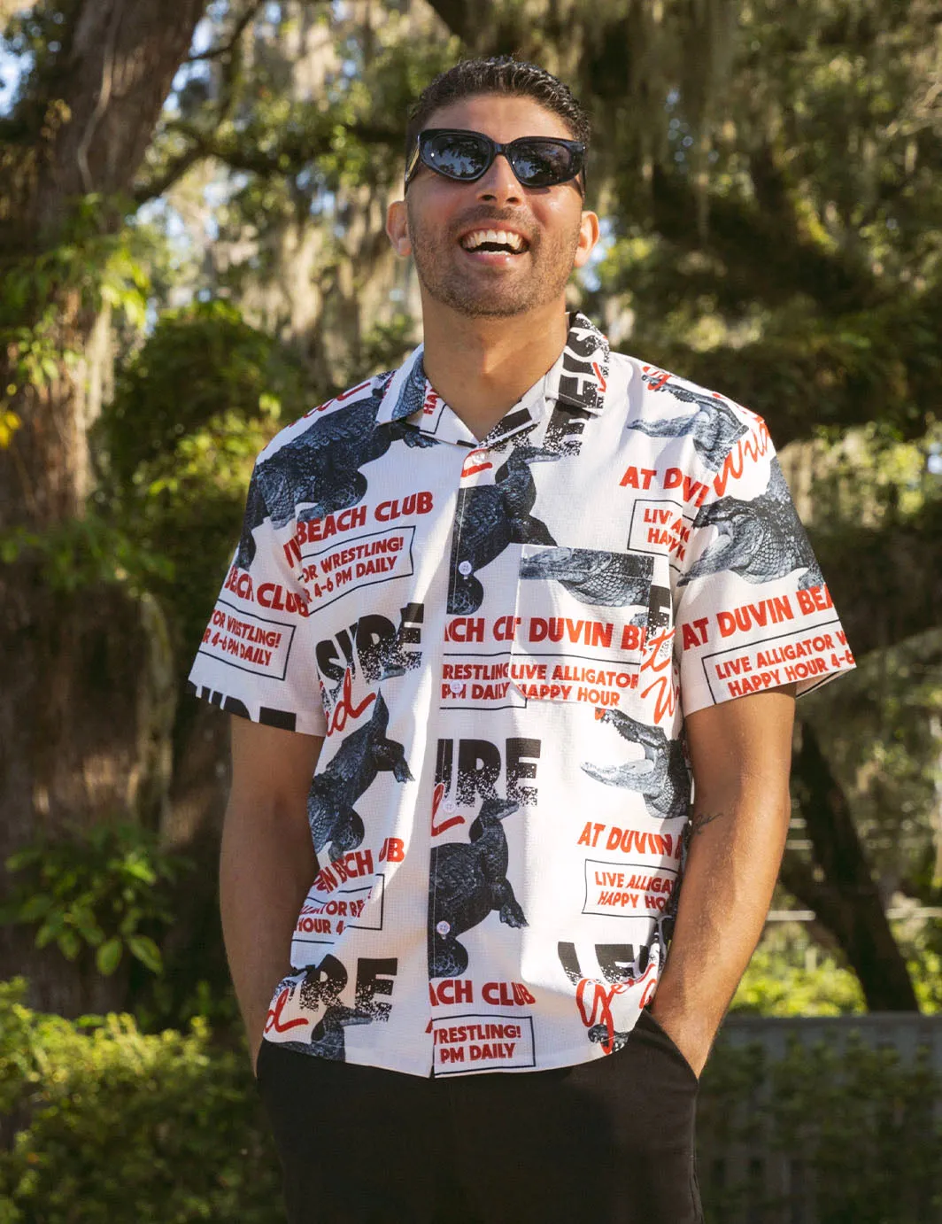 Get Wild Leisure Stretch Buttonup sold by Duvin Design product image thumbnail 2