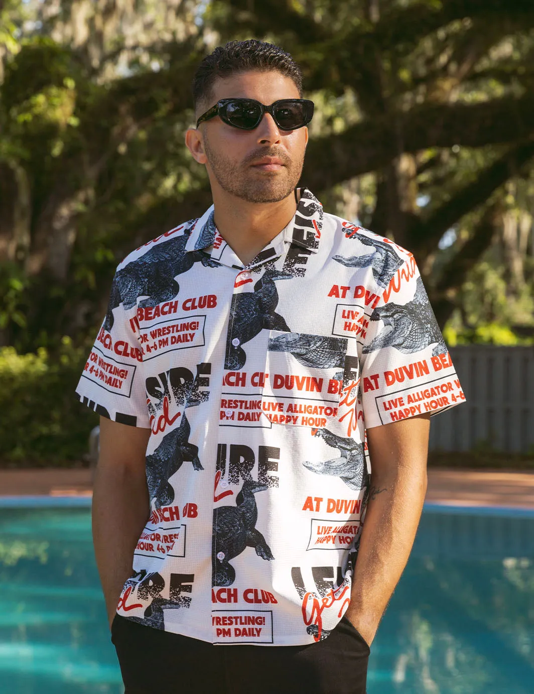 Get Wild Leisure Stretch Buttonup sold by Duvin Design product image thumbnail 3