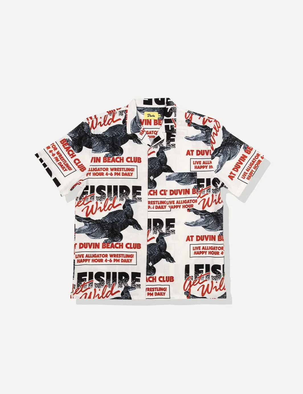 Get Wild Leisure Stretch Buttonup sold by Duvin Design