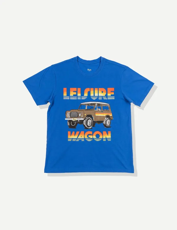 Wagon Tee - Blue sold by Duvin Design