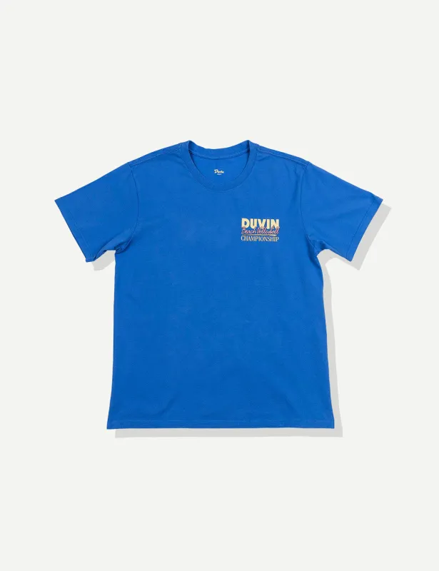 Beach Volley Tee - Blue sold by Duvin Design