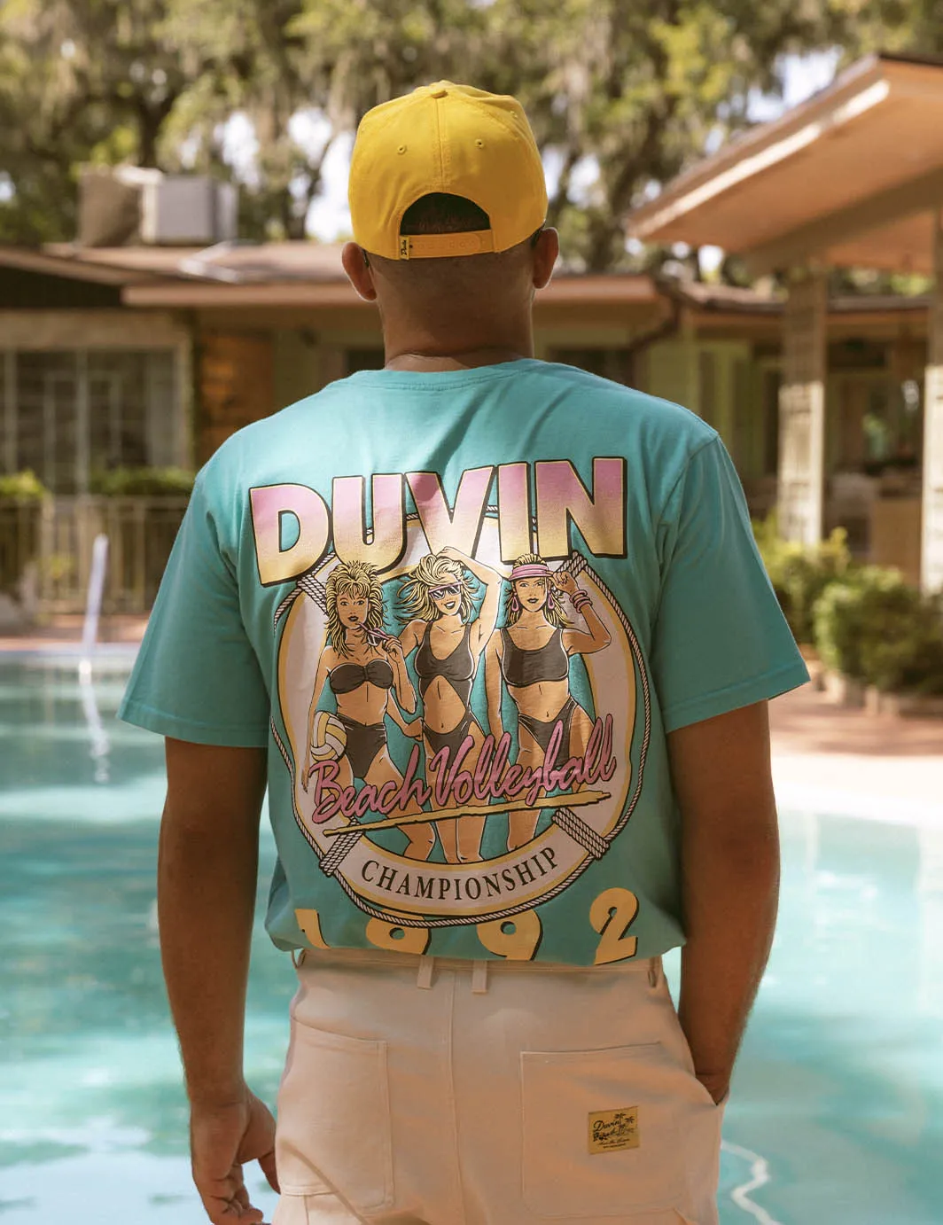 Beach Volley Tee - Marine sold by Duvin Design product image thumbnail 4