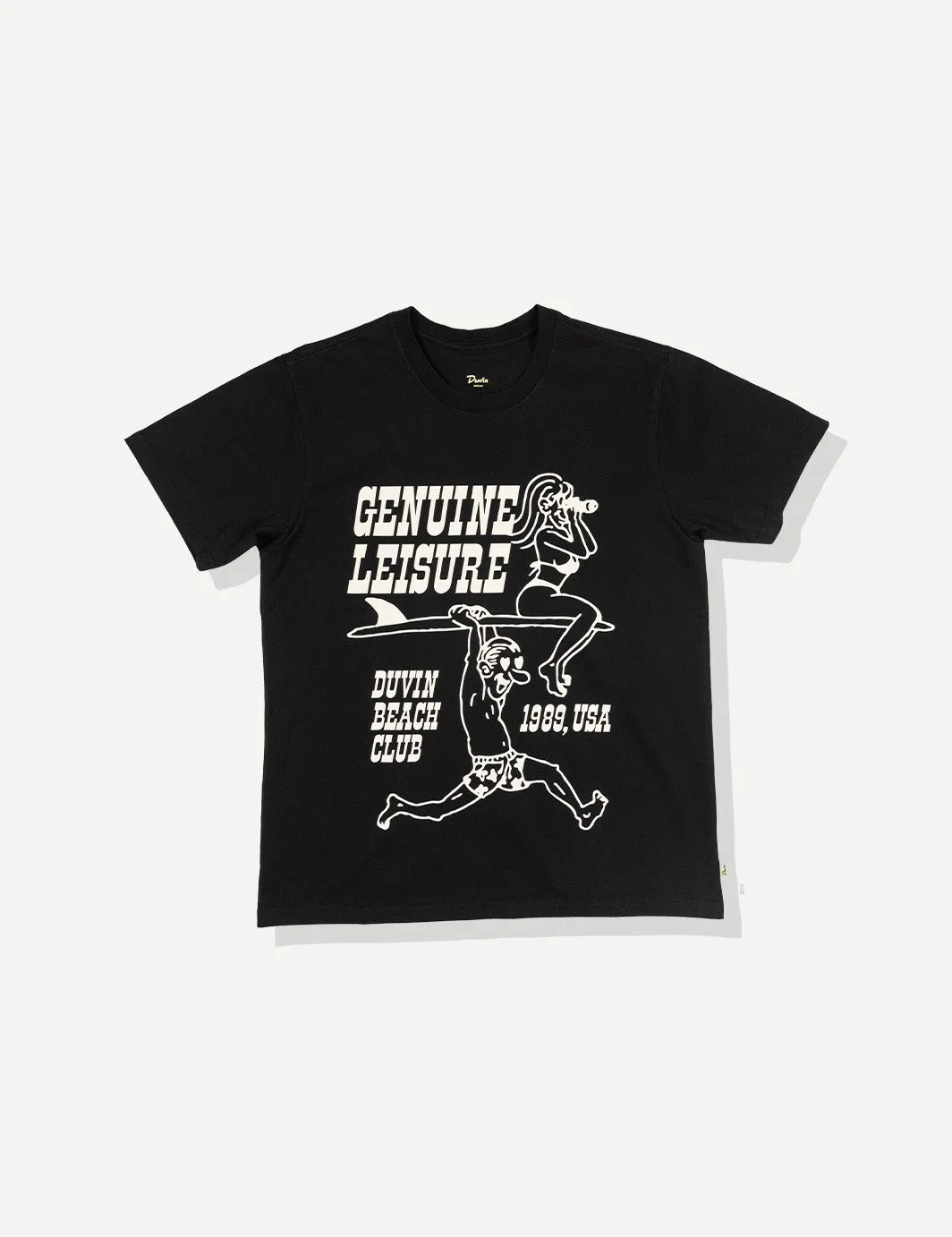 Wave Hunter Tee - Black sold by Duvin Design