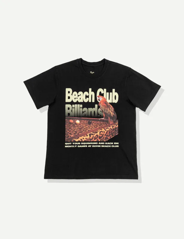 Billiards Tee - Black sold by Duvin Design
