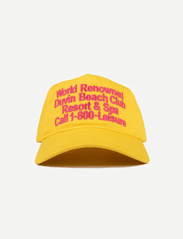 Resort and Spa Hat - Yellow sold by Duvin Design