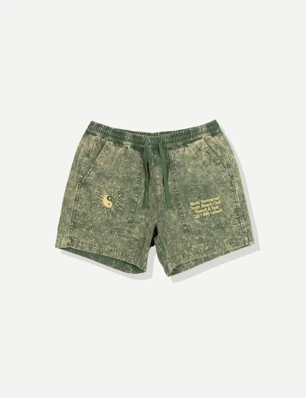 Sun Walk Short - Green sold by Duvin Design