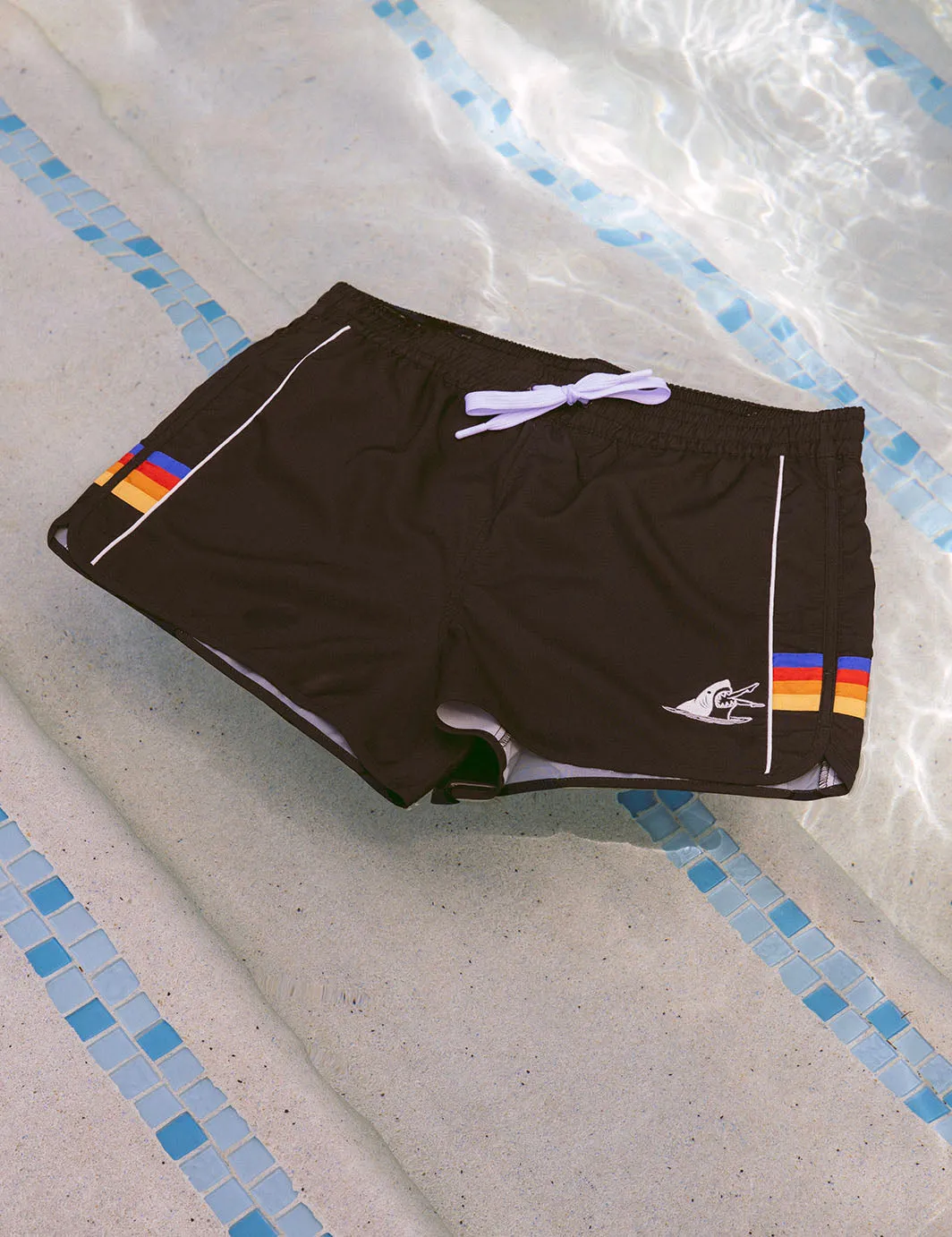 Shark Tanning Swim - Black sold by Duvin Design product image thumbnail 3