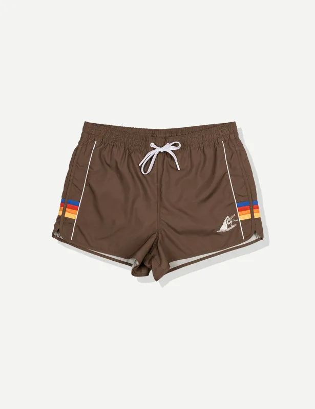 Shark Tanning Swim - Brown sold by Duvin Design