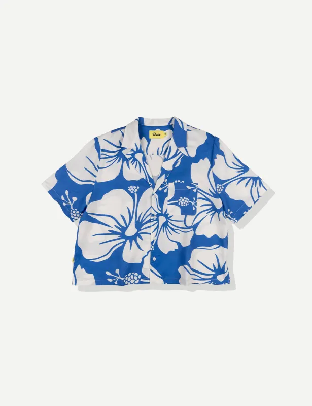Paradise Crop Buttonup - Blue 2.0 sold by Duvin Design