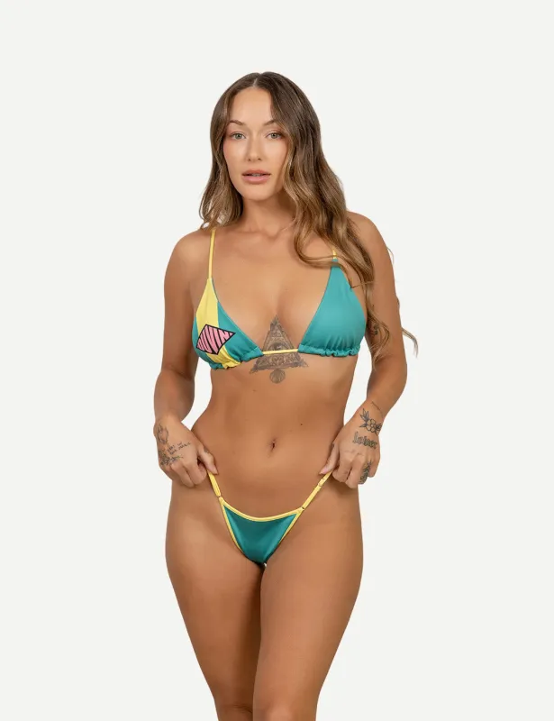 Label Top - Teal sold by Duvin Design