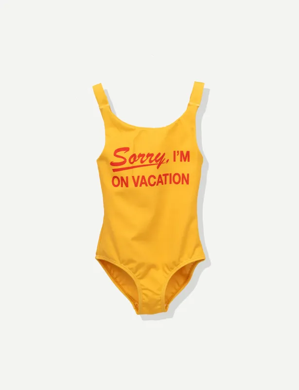 On Vacation One Piece - Girls sold by Duvin Design