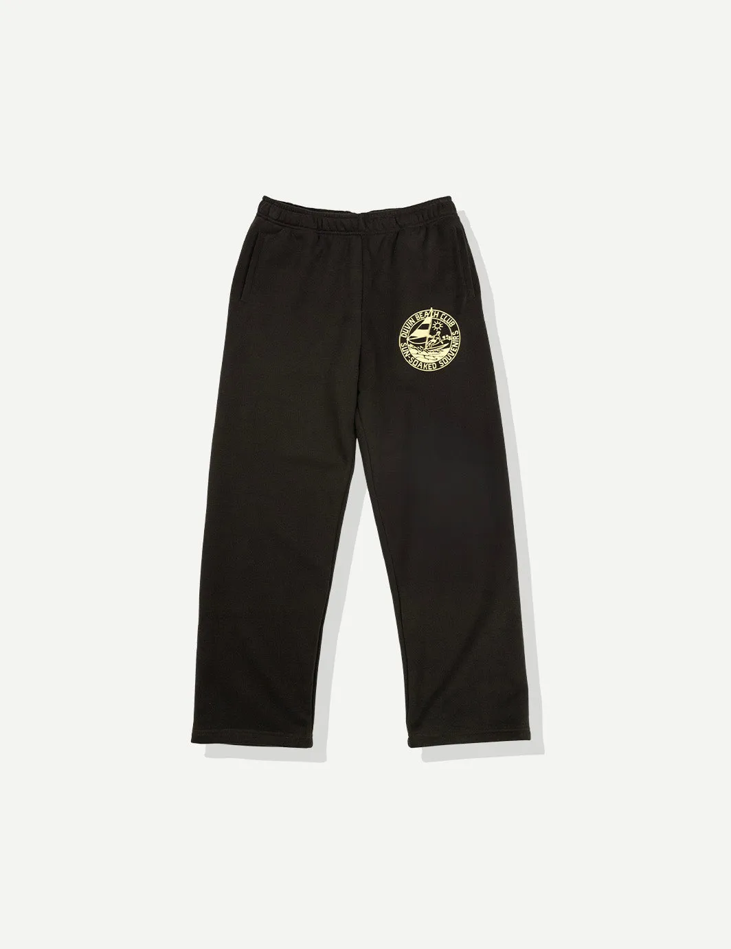 Souvenir Wide Leg Sweatpant - Black sold by Duvin Design