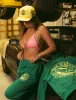Souvenir Wide Leg Sweatpant - Marine sold by Duvin Design