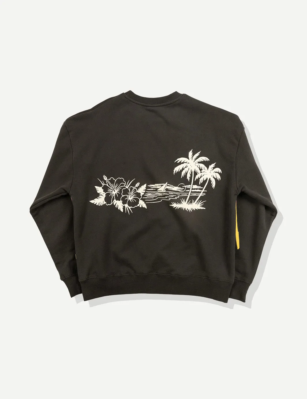 Beach Club Crew Fleece - Black sold by Duvin Design product image thumbnail 2