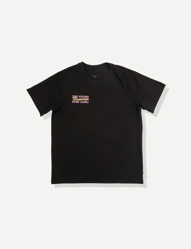 Flamingo Tee - Black sold by Duvin Design