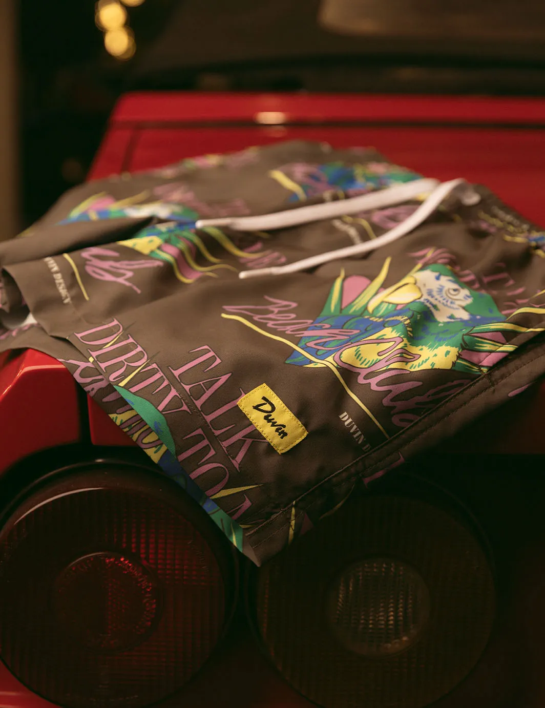 Talk Dirty Swim Short sold by Duvin Design product image thumbnail 3