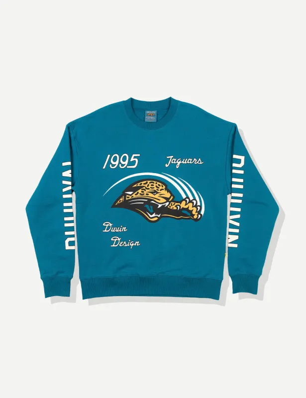 Duvin x Jaguars Crew Fleece sold by Duvin Design