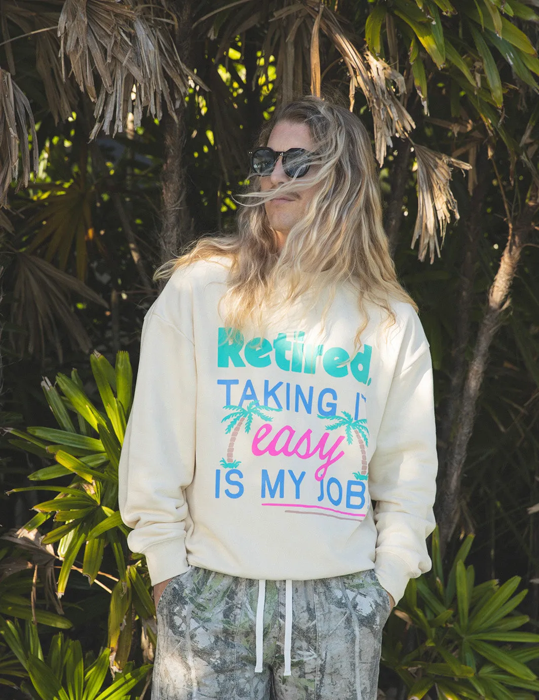 Good Times Crew Fleece - Antique 2.0 sold by Duvin Design product image thumbnail 5