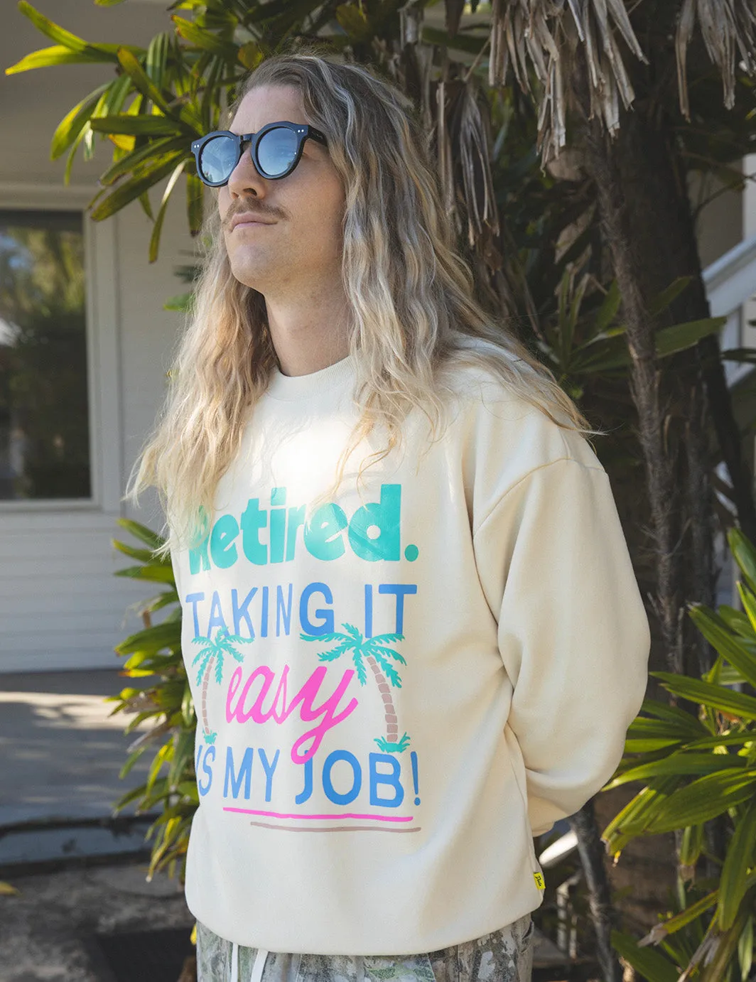 Good Times Crew Fleece - Antique 2.0 sold by Duvin Design product image thumbnail 2